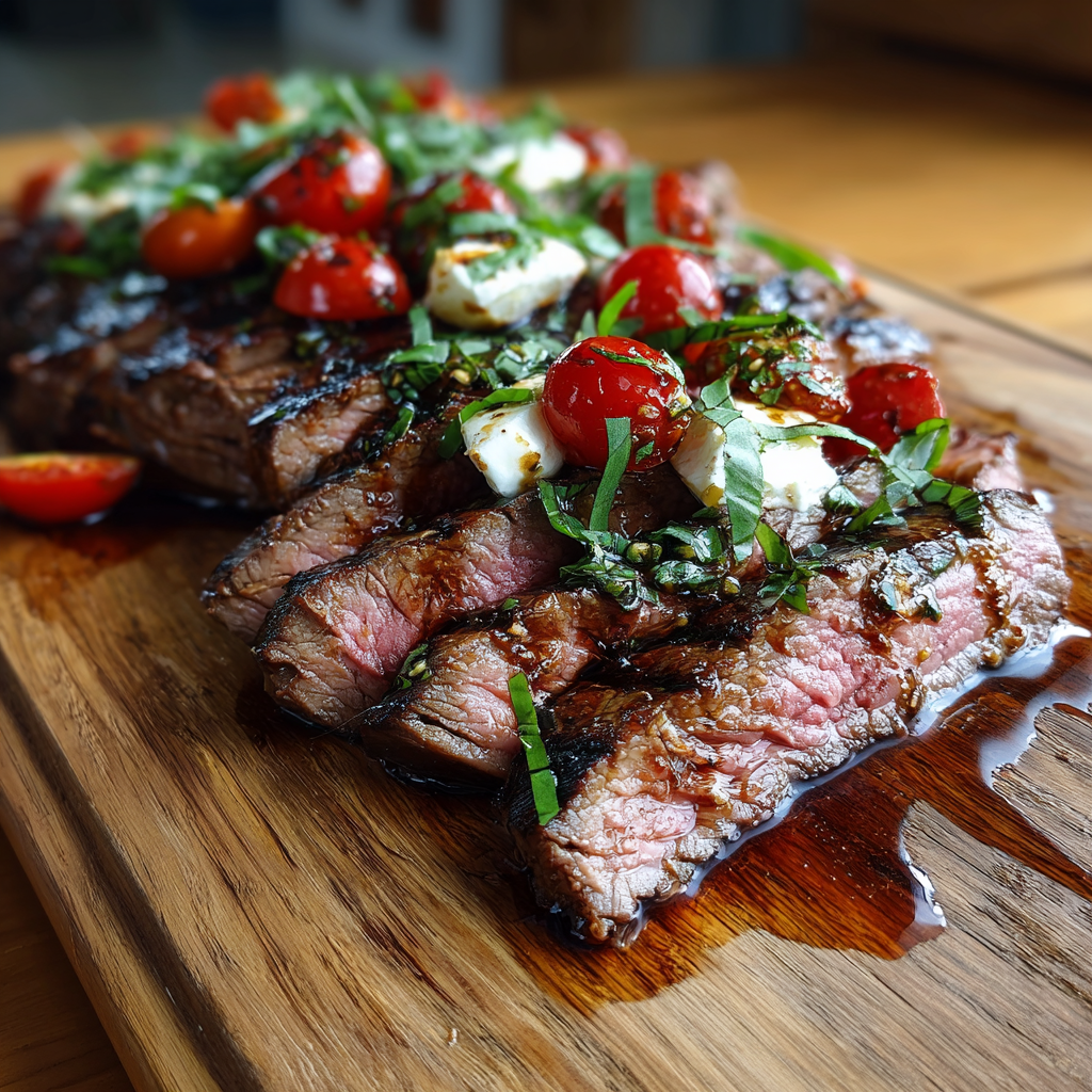 Caprese Topped Ribeye