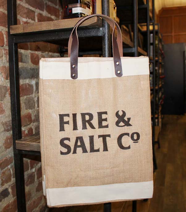 Fire & Salt Co tote bag